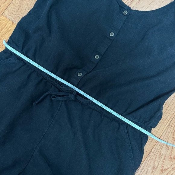 Old Navy Linen Romper Black Size Small - Picture 6 of 8